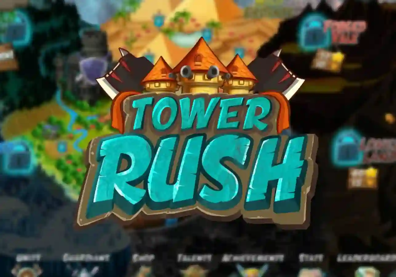 Interface do jogo Tower Rush Galaxsys